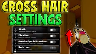 The BEST Crosshair For Rivals Roblox  Roblox RIVALS BEST SETTINGS PRO SETTINGS [upl. by Camala37]