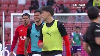 Calentamiento Real Sporting vs Real Valladolid CF [upl. by Hippel]