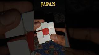 Rubiks cube Japan brazil Canada and Philippines video shortsfeed viralvideo [upl. by Chemush]