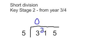 key stage 2 division short division bus stop [upl. by Octave]