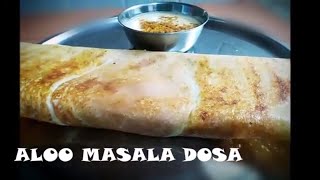 Masala Dosa Recipe  Aloo Masala Dosa  How to make Aloo Masala Dosa Recipe [upl. by Shaeffer172]