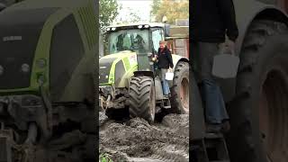 Claas Axion 820  Mais Silage In The Mud  M Verhoef [upl. by Sandro]