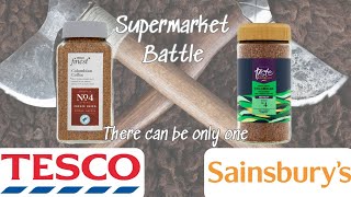 Supermarket Battle S02 E10 Tesco Finest Colombian Coffee V Sainsburys Taste The Difference Colombia [upl. by Soma]