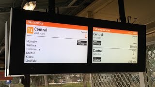 Sydney Trains Vlog 1138 New Style PIDS amp Information Kiosk Trial [upl. by Clarance]