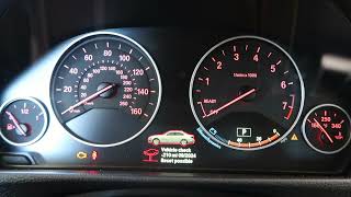 2014 BMW 320i oil reset [upl. by Nuavahs]