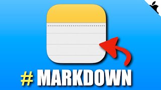 Markdown direkt in Apples Notizen nutzen [upl. by Araeic]