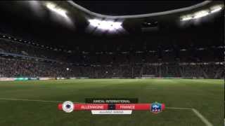 Allemagne 0  1 France FIFA 12 12  Match Amical  CPU Vs CPU [upl. by Suqram247]