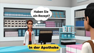 In der Apotheke  Deutsch lernen mit Dialogen [upl. by Arlyn]