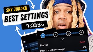 SKY JORDXN Voloco Best Settings  Voloco Presets Sky Jordan Auto Voice Tune  HOW TO USE VOLOCO [upl. by Haianeb612]