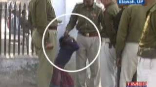 Two Cops Suspended For Assaulting A Six Year Old Girl  Caught On Camera [upl. by Idihc]