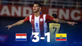 Eliminatorias  Paraguay 31 Ecuador  Fecha 17 [upl. by Lune]