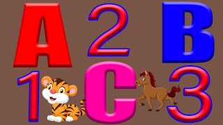 Abc amp 123 Learning Videos  Preschool Learning Videos for 3 year Olds  Number Song amp Abc song [upl. by Mark603]