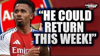 GABRIEL JESUS SET FOR ARSENAL RETURN AT SPURS [upl. by Balthazar620]