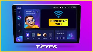 Conectar a WIFI Radio Android China  TEYES RADIO [upl. by Ahseikram]