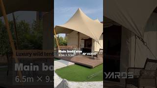 Bring everyone a luxury safari tent modelGR24luxurysafaritent tent factory exhibition original [upl. by Fredel832]