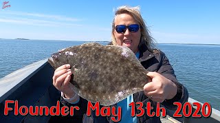 Wachapregue Virginia Flounder First Fish of 2020 [upl. by Lundeen]