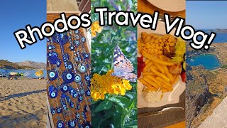 Greece Travel Vlog Rhodos Kiotari Lindos Imperial Resort amp Spa 5★ Traveling with Katie [upl. by Mckale]