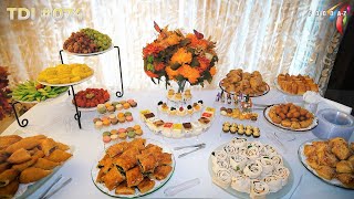 catering food ideas 076  Buffet Table Decorating Ideas  finger food ideas for party [upl. by Aipotu]