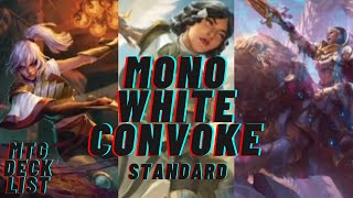 Flash and convoke Duskmourn Standard Mono White Convoke MTG Arena [upl. by Hakym391]