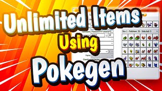 How To Get Unlimited Items Using PokeGen For OpenEmu [upl. by Nnylyaj]