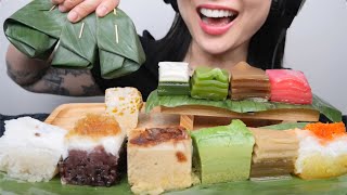 THE BEST THAI DESSERT ASMR EATING SOUNDS LIGHT WHISPERS  SASASMR [upl. by Eiloj]