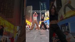 lisa  rockstar kiel tutin choreo in times square [upl. by Ellerihs]