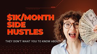 Top 10 Side Hustles To Make 1k monthly [upl. by Barrington811]