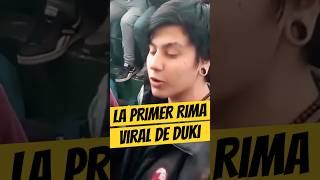 LA PRIMER RIMA VIRAL DE DUKI🥹🔥 Duki Freestyle QuintoEscalon [upl. by Follansbee]