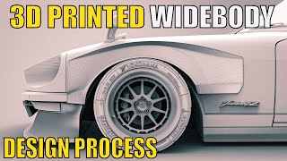 3D Printed WIDEBODY Kit  Design and Software Used [upl. by Servais102]