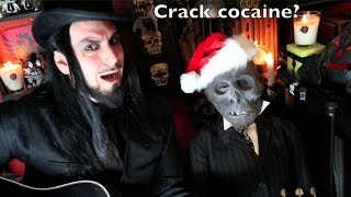 Aurelio Voltaire  Santa Claus is Satan  World Premiere Song OFFICIAL [upl. by Halsey]