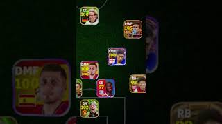 Efootball 433 formation efootball pes efootball2024 pes2021 shortvideo youtubeshorts short [upl. by Marfe]