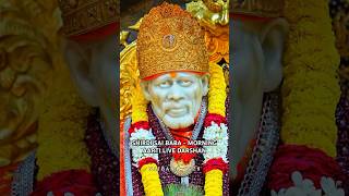 Sai Baba Aarti  Shirdi Sai Aarti  Sai Baba Live Darshan Today saibaba ytshorts shorts [upl. by Arinaj]