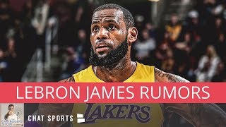 LeBron James Rumors Blaze Pizza Lakers Changing Jerseys amp LeBron Mural Vandalism [upl. by Ardnoyek713]