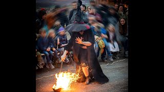 Burg Ronneburg Ostermarkt 2023 mit Widumavi Feuertanz [upl. by Nnaerb419]