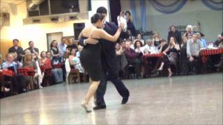 Maria Ines Bogado y Sebastian Jimenez bailando la TUPUNGATINA en LA BALDOSA [upl. by Novehc]