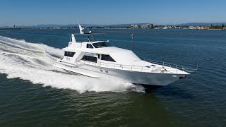 Phil Curran Design Custom 96 Superyacht For Sale with Sydney Marine Brokerage [upl. by Nalra629]