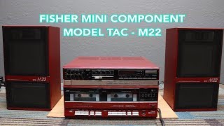 FISHER TACM22 Mini Component DEMO [upl. by Given]