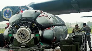 B52 Munitions Loading  Combat Power Readiness Exercise Barksdale AFB [upl. by Loss710]