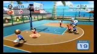 Wii Sports Resort Basketball vs Marco  Level 2500  3917 [upl. by Agiaf]