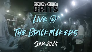 Counterfeit Brits  live  the Brickmakers montage September 2024  Britpop tribute [upl. by Atekahs]