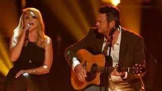 BLAKE SHELTON amp MIRANDA LAMBERT quotOVER YOUquot TRIBUTE amp JOSIAH HAWLEY ELIMINATED quotTHE VOICEquot [upl. by Clarisa]