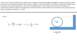 Fisica 1  Ingegneria  Esercizio 10 Dinamica [upl. by Icyaj]