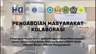 Pengmas Kolaborasi Penerapan Modul Kimia Aplikatif dan Diskusi Miskonsepsi Materi Kimia [upl. by Berthoud]