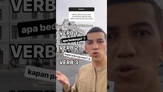 Cara benar pakai VERB 1 2 3 belajarbahasainggris bahasainggris [upl. by Madigan963]