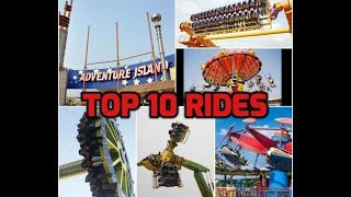 Top 10 most terrifying Rides Adventure Island  Rohini [upl. by Bogey318]