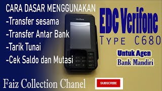 VERIFONE C680 EDC Mandiri Serba Bisa digunakan [upl. by Shapiro]