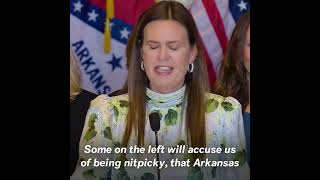 Arkansas Governor Bans GeneralNeutral Pregnancy Terms [upl. by Nonnah21]