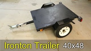 Ironton Utility Trailer  How To Assemble [upl. by Gujral]