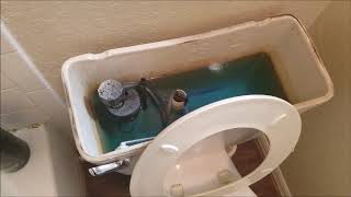 How Check Toilet Commode Tank for Silent Water LEAK FREE Use Detection Dye Tablets Leaking Baño [upl. by Ettenahs143]