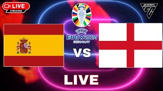 Spain v England  FINAL  UEFA Euro Cup 2024  Video Game Simulation [upl. by Anivla]